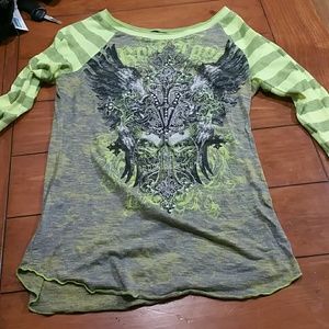 Angels & Diamonds 3/4 sleeve shirt